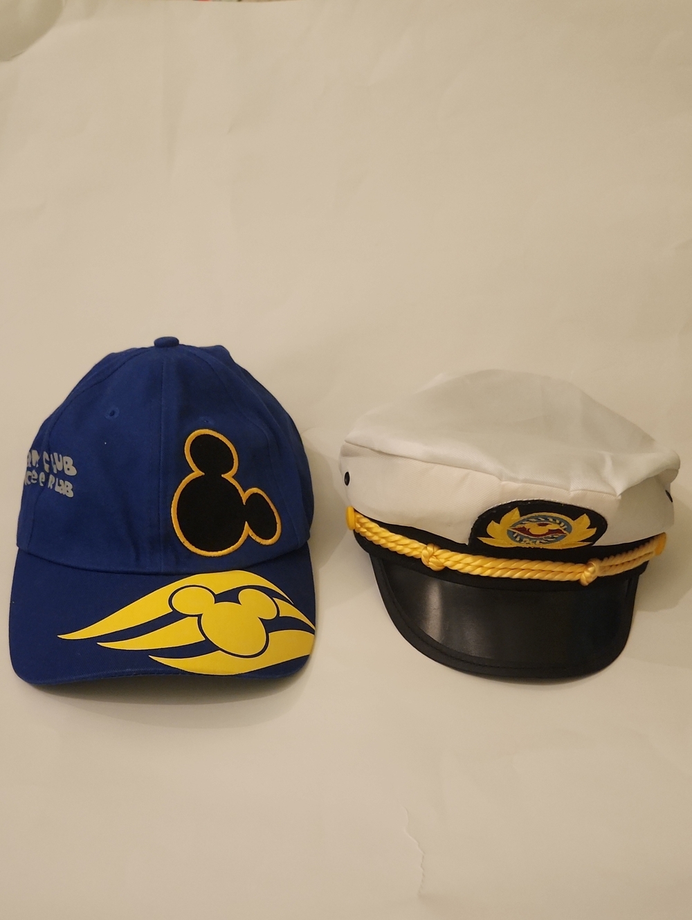 2 Disney Cruise Line Adjustable Kids Hats